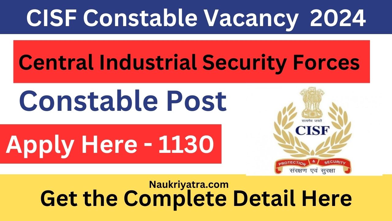 CISF CONSTABLE JOB