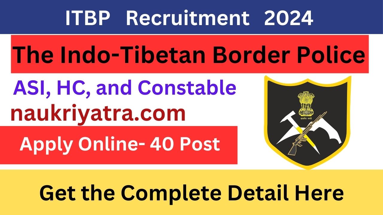 ITBP RECRUITMENT 2024