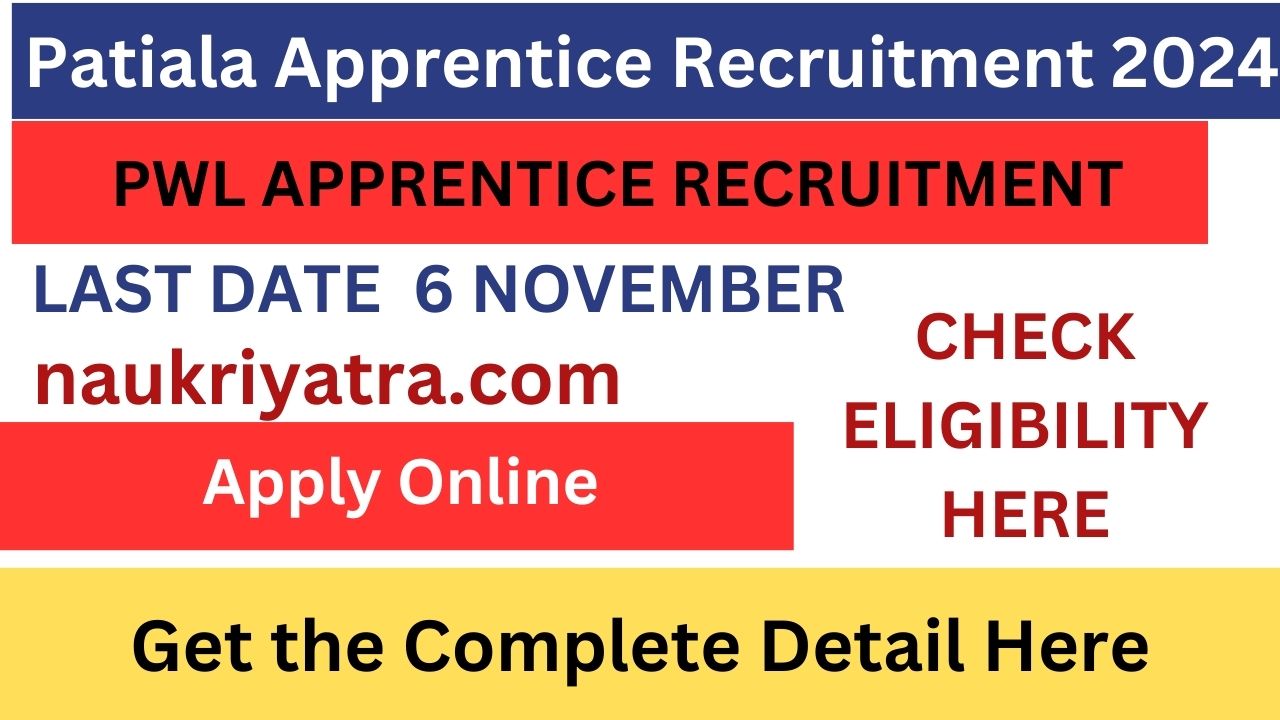 Patiala Apprentice Recruitment 2024